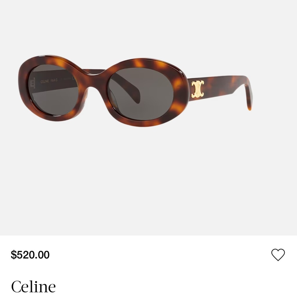 Celine Brown Retro Sunglasses